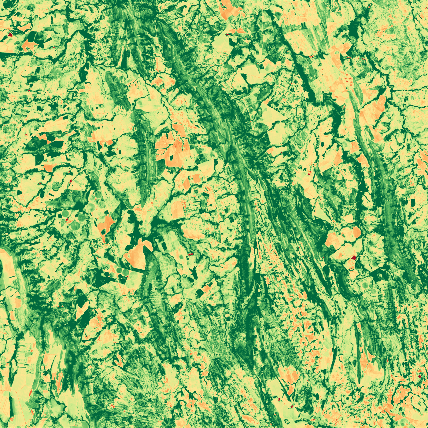 Sinal vegetal original em visualização demonstrativa